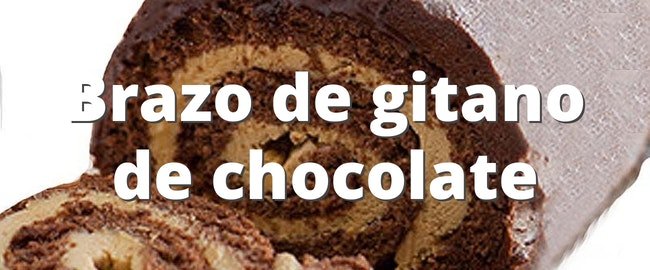 Brazo de gitano de chocolate